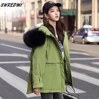 2019 Winter Women jacket Casual Solid Thick Warm Hooded Parkas Jackets Female Big Pockets Snow Wear Coats Green Parkas SWREDMI
2019 Winter Women jacket Casual Solid Thick Warm Hooded Parkas Jackets Female Big Pockets Snow Wear Coats Green Parkas SWREDMI