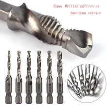 1/4"Hex Shank Electric Tap Drill Bits 6PC Sets Titanium Plating Composite Screw Type metal Wood Carving Working Tool Accessories
1/4"Hex Shank Electric Tap Drill Bits 6PC Sets Titanium Plating Composite Screw Type metal Wood Carving Working Tool Accessories