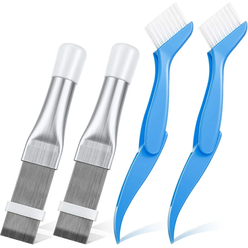 4 Pieces Fin Comb Air Conditioner Fin Cleaner and Brush Condenser Fin Straightener Cleaner Evaporator Radiator Repair Clean Tool
4 Pieces Fin Comb Air Conditioner Fin Cleaner and Brush Condenser Fin Straightener Cleaner Evaporator Radiator Repair Clean Tool