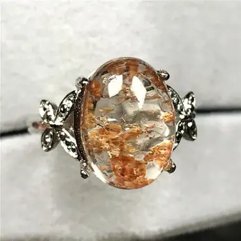 15x11mm Natural Ghost Red Phantom Quartz Crystal Ring For Woman Man Oval Beads Garden Stone Silver Adjustable Ring Jewelry AAAAA
15x11mm Natural Ghost Red Phantom Quartz Crystal Ring For Woman Man Oval Beads Garden Stone Silver Adjustable Ring Jewelry AAAAA