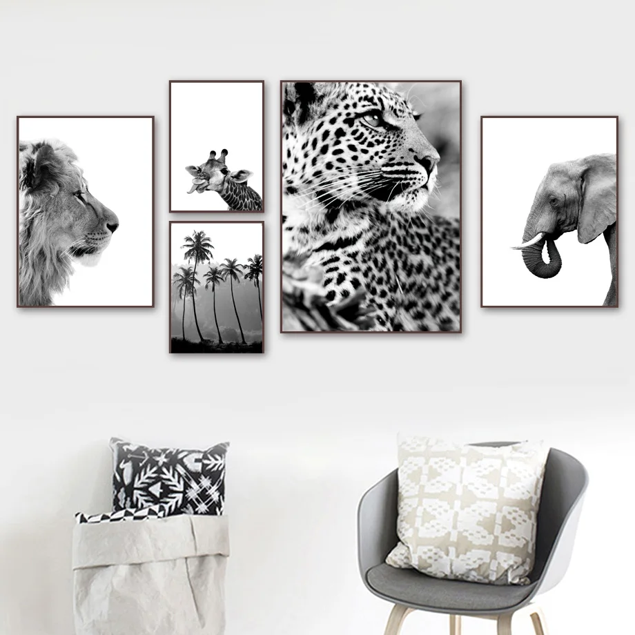 Giraffe Elephant Lion Pineapple Palm Tree Wall Art Canvas Painting for Living Room Decor Nordic Posters and Prints Wall Pictures
Giraffe Elephant Lion Pineapple Palm Tree Wall Art Canvas Painting for Living Room Decor Nordic Posters and Prints Wall Pictures