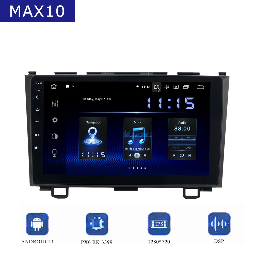 9" Android 10.0 Car Radio for Honda CR-V 2008 2009 2010 2011 GPS Navi Multimedia Player CarPlay DSP 1280*720 IPS Screen TDA7850
9" Android 10.0 Car Radio for Honda CR-V 2008 2009 2010 2011 GPS Navi Multimedia Player CarPlay DSP 1280*720 IPS Screen TDA7850