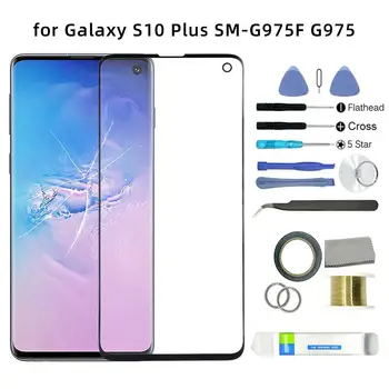 Replacement Front Glass Screen Lens Repair Kit for Samsung Galaxy S10 Plus SM-G975F G975 Screen Touch + Tool Phone Accessories
Replacement Front Glass Screen Lens Repair Kit for Samsung Galaxy S10 Plus SM-G975F G975 Screen Touch + Tool Phone Accessories