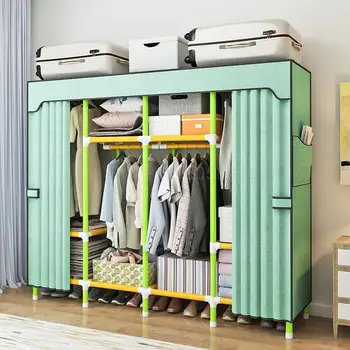 Simple wardrobe simple cloth wardrobe steel tube bold reinforcement economical cloth wardrobe storage household
Simple wardrobe simple cloth wardrobe steel tube bold reinforcement economical cloth wardrobe storage household