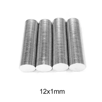 

20~500pcs 12x1 Thin Circular Powerful Magnets 12mmx1mm Neodymium Disc Magnet 12x1mm Permanent NdFeB Magnets 12*1 small magnet