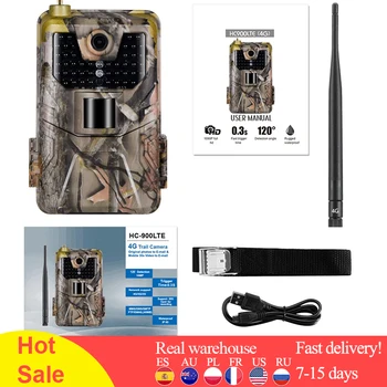 HC-900LTE 4G Hunting Camera 16MP 1080P MMS/SMS/SMTP/FTP Trail Camera IP65 0.3s Photo Traps 940nm infrared LED scout Wild Camera
HC-900LTE 4G Hunting Camera 16MP 1080P MMS/SMS/SMTP/FTP Trail Camera IP65 0.3s Photo Traps 940nm infrared LED scout Wild Camera