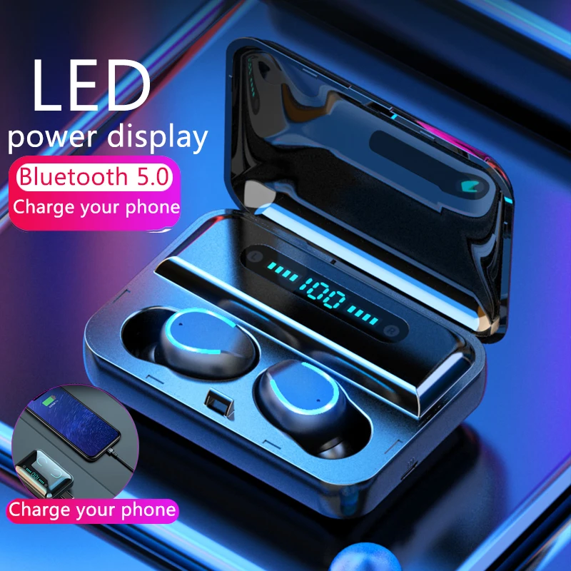 TWS Mini Wireless Stereo Bluetooth 5.0 Earphones With Charging Box Sports Headset Earbuds Noise Cancel TWS for Samsung Phones
TWS Mini Wireless Stereo Bluetooth 5.0 Earphones With Charging Box Sports Headset Earbuds Noise Cancel TWS for Samsung Phones