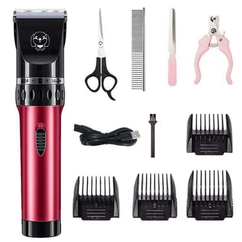 Pet Hair Trimmer Set USB Rechargeable Electrical Low-noise Dog Hair Clipper Remover Cutter Dog Grooming Tool Pet Products
Pet Hair Trimmer Set USB Rechargeable Electrical Low-noise Dog Hair Clipper Remover Cutter Dog Grooming Tool Pet Products