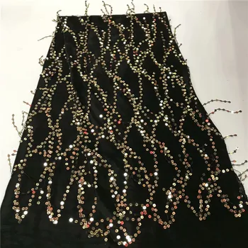 French Nigerian sequins sequence velvet African net tulle mesh voile lace fabric high quality for party wedding dress 5yards/lot
French Nigerian sequins sequence velvet African net tulle mesh voile lace fabric high quality for party wedding dress 5yards/lot
