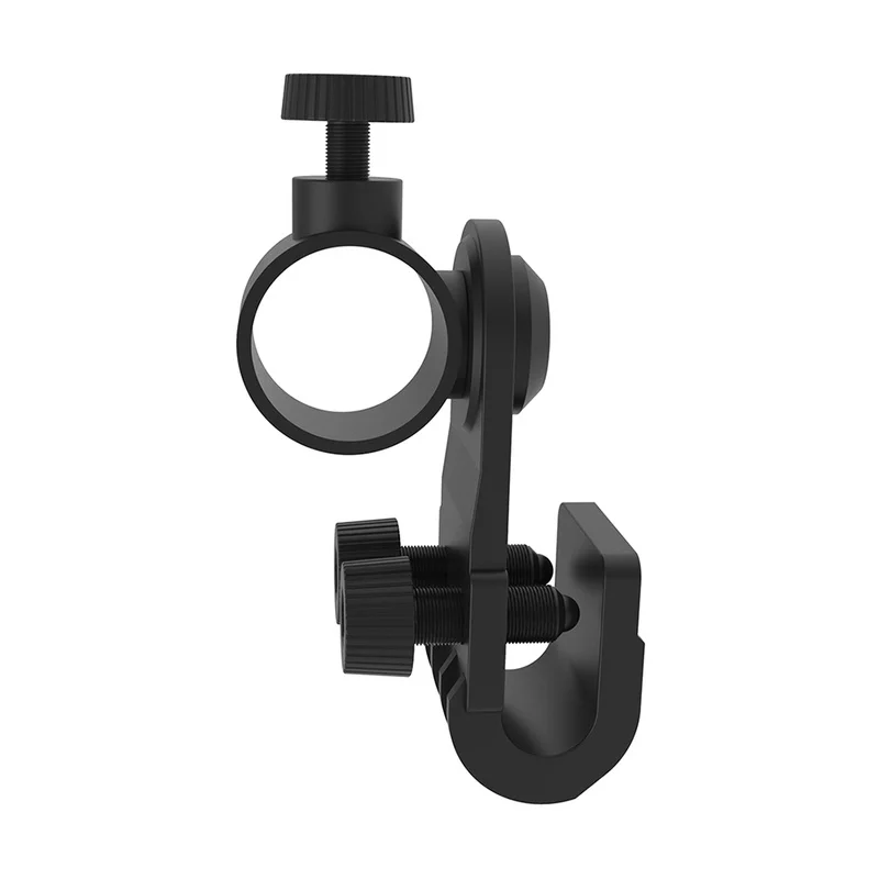 Description Picture 4 of item2pcs/lot Flashlight Torch Mount Holder Clamp Clip Adjustable Light Lamp Holder Clip Flashlight Mount Holders 180 Degree