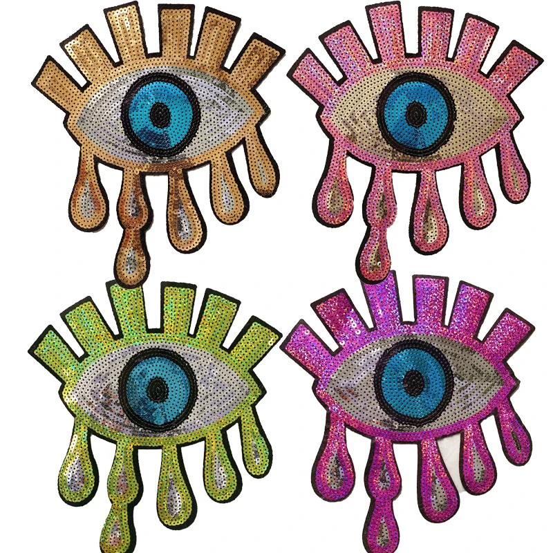 Wholesale Patches Sequins Large eyes Badge Cloth Patch Sticker Clothing Accessories,Iron on Patches for Clothing Sewing Supplies
Wholesale Patches Sequins Large eyes Badge Cloth Patch Sticker Clothing Accessories,Iron on Patches for Clothing Sewing Supplies