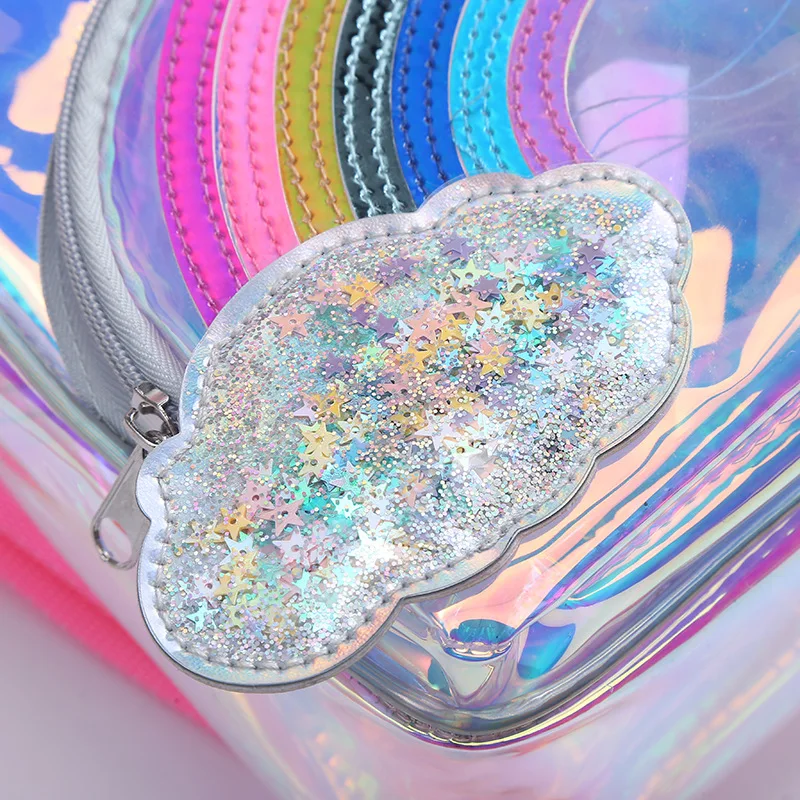 2021 New Unicorn Transparent Backpack Cartoon Tpu Children's Laser Colorful Backpacks Girls Spring Outing School Bag Kids Bags 2021 New Unicorn Transparent Backpack Cartoon Tpu Children's Laser Colorful Backpacks Girls Spring Outing School Bag Kids Bags