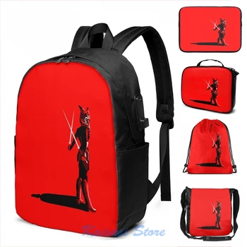 Funny Graphic print Ahsoka Tano USB Charge Backpack men School bags Women bag Travel laptop bag 
Funny Graphic print Ahsoka Tano USB Charge Backpack men School bags Women bag Travel laptop bag