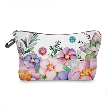 New Flower Pattern 3D Printed Cosmetic Bag Waterproof Makeup Organizer Storage Case Toiletry Travel Portable Phone Bag Neceser 
New Flower Pattern 3D Printed Cosmetic Bag Waterproof Makeup Organizer Storage Case Toiletry Travel Portable Phone Bag Neceser