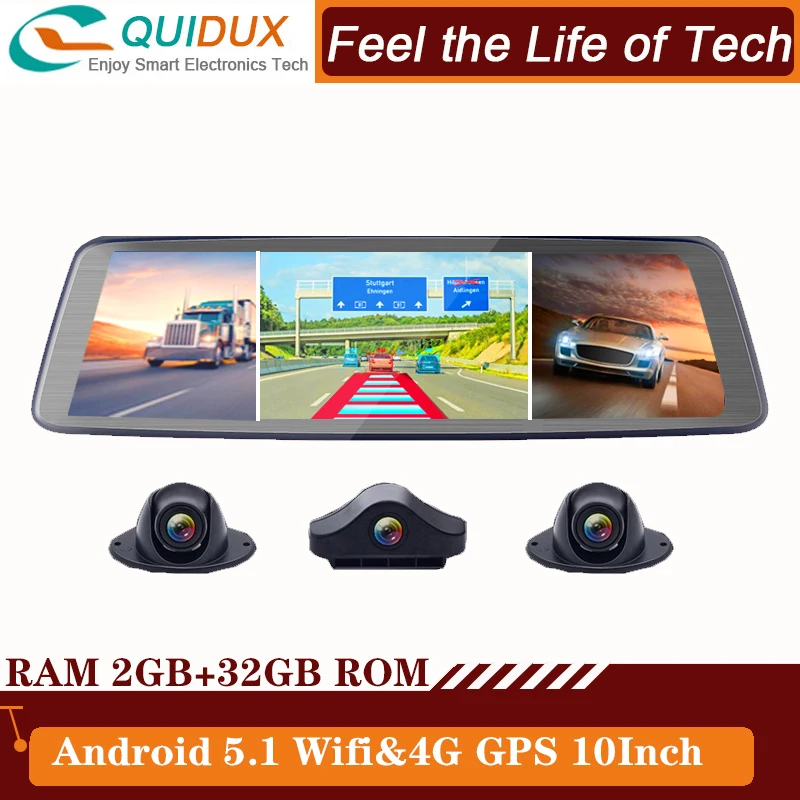 2GB+32GB 4G Android Car DVR Dash cam 4 Lens 10 inch GPS Navigation ADAS WiFi Full HD 1080P Video Recorder Vehicle Camera
2GB+32GB 4G Android Car DVR Dash cam 4 Lens 10 inch GPS Navigation ADAS WiFi Full HD 1080P Video Recorder Vehicle Camera