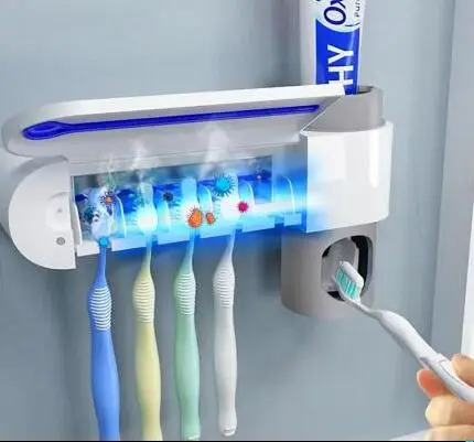 DF873 2 in 1 UV Light Ultraviolet Toothbrush Sterilizer Toothbrush Holder Automatic Toothpaste Squeezers Dispenser Home FAUCET
DF873 2 in 1 UV Light Ultraviolet Toothbrush Sterilizer Toothbrush Holder Automatic Toothpaste Squeezers Dispenser Home FAUCET