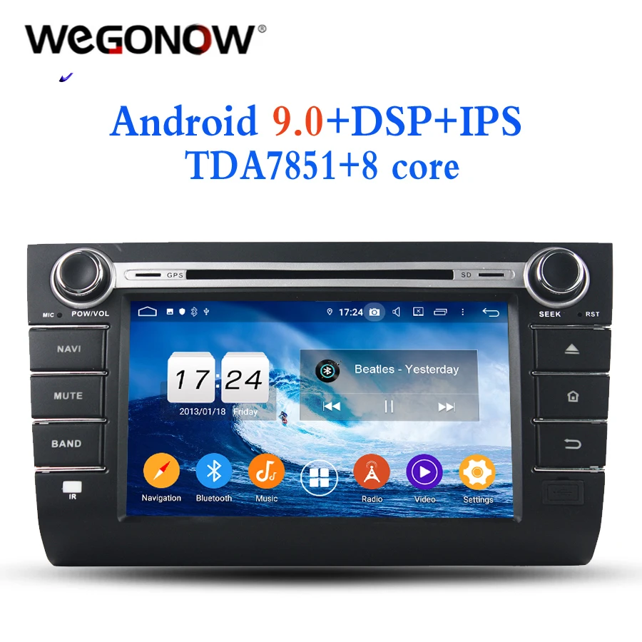 TDA7851 Android 9 0 Восьмиядерный 4G ram для SUZUKI SWIFT 2013 2014 2015 2016 автомобильный dvd плеер gps Glonass