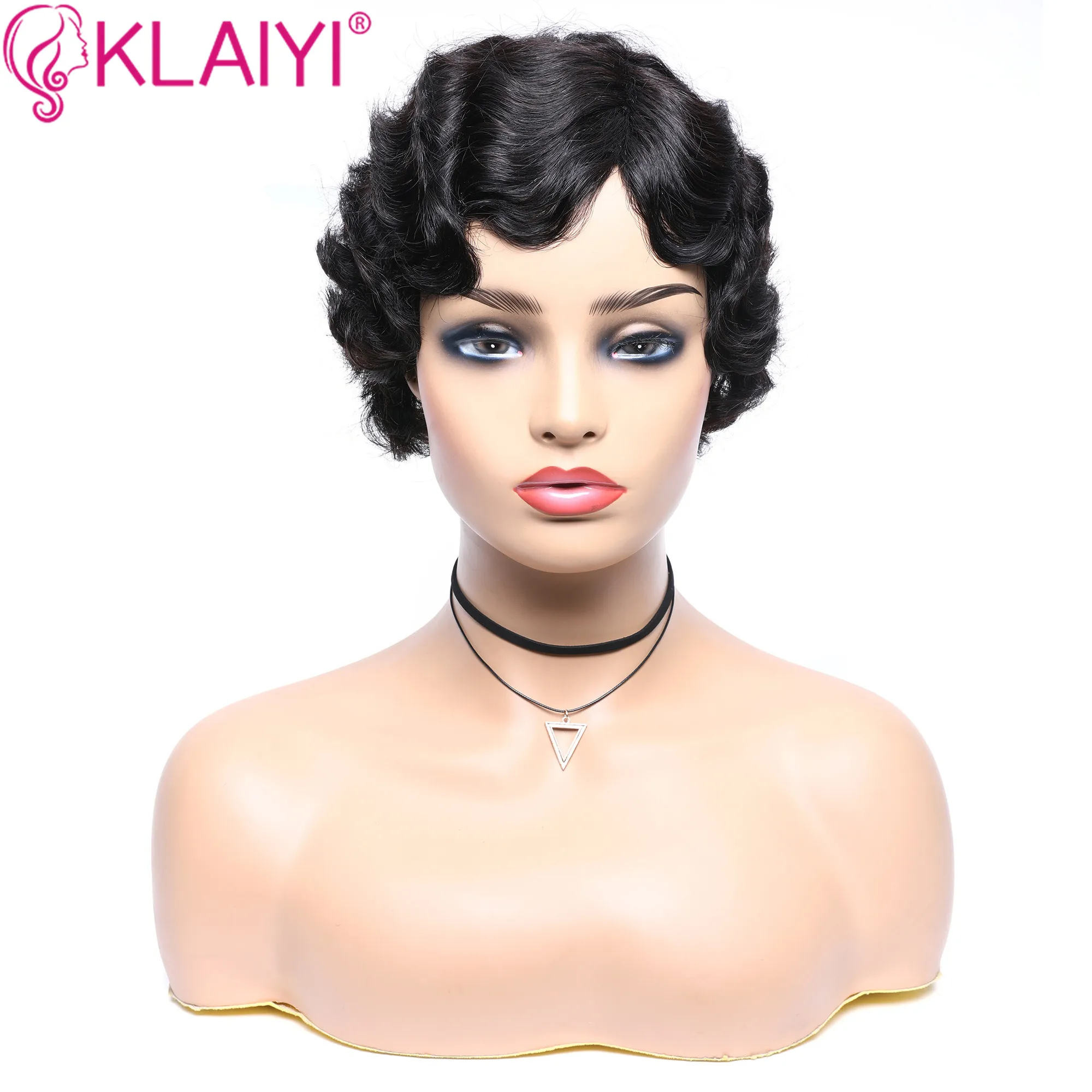 Klaiyi Hair Cute Wave Hair Wig 8 INCH Short Brazilian Remy Human Hair Wigs Natural Color Avaliable Free Shipping
Klaiyi Hair Cute Wave Hair Wig 8 INCH Short Brazilian Remy Human Hair Wigs Natural Color Avaliable Free Shipping