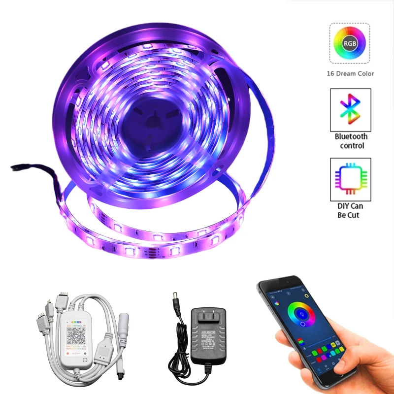 3 Rolls Connect Led Light Strips Ip68 Bluetooth Controller Flexible Rgb 5050 Decoration Backlight Lamp Night Light For Bedroom
3 Rolls Connect Led Light Strips Ip68 Bluetooth Controller Flexible Rgb 5050 Decoration Backlight Lamp Night Light For Bedroom