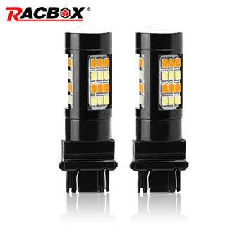 T25 3157 Dual Color LED Turn Signal Light 7443 2835 42 SMD LED Super Bright White Amber Day Running lamp DRL LED Brake Light 12V
T25 3157 Dual Color LED Turn Signal Light 7443 2835 42 SMD LED Super Bright White Amber Day Running lamp DRL LED Brake Light 12V