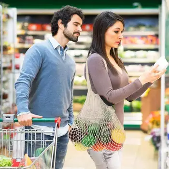 4pcs Cotton Mesh Women Shopping Bag Reusable Fruit String Grocery Storage Pocket Foldable Large Shopping Totes Portable Handbags
4pcs Cotton Mesh Women Shopping Bag Reusable Fruit String Grocery Storage Pocket Foldable Large Shopping Totes Portable Handbags