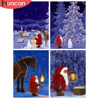 HUACAN Full Square Diamond Embroidery Santa Claus Kit 5D DIY Diamond Painting Winter Cartoon Mosaic Christmas Gift
HUACAN Full Square Diamond Embroidery Santa Claus Kit 5D DIY Diamond Painting Winter Cartoon Mosaic Christmas Gift