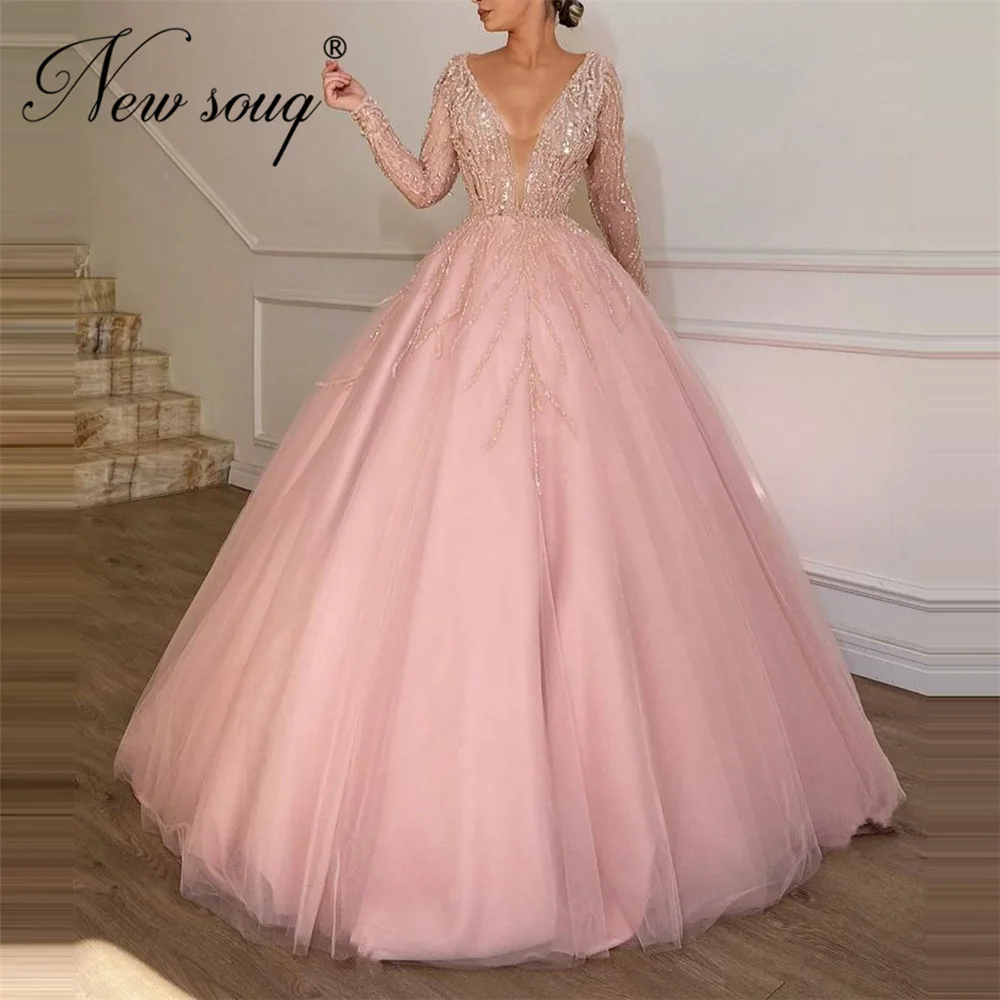 Dubai Pink Beaded Evening Dresses Newest Turkish Muslim Women Party Gown Arabic Crystal Prom Dresses Long Robe De Soiree 2020
Dubai Pink Beaded Evening Dresses Newest Turkish Muslim Women Party Gown Arabic Crystal Prom Dresses Long Robe De Soiree 2020