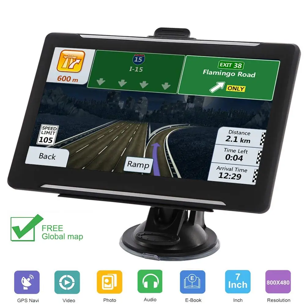 Car GPS Portable Navigator 256-8GB HD Touch Screen Display GPS Satellite Navigation With Global Map 7-inch
Car GPS Portable Navigator 256-8GB HD Touch Screen Display GPS Satellite Navigation With Global Map 7-inch