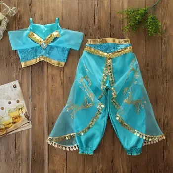 For Aladdin Jasmine Princess Cosplay Baby Kid Girl Fancy Dress Up Party Costume Sets
For Aladdin Jasmine Princess Cosplay Baby Kid Girl Fancy Dress Up Party Costume Sets