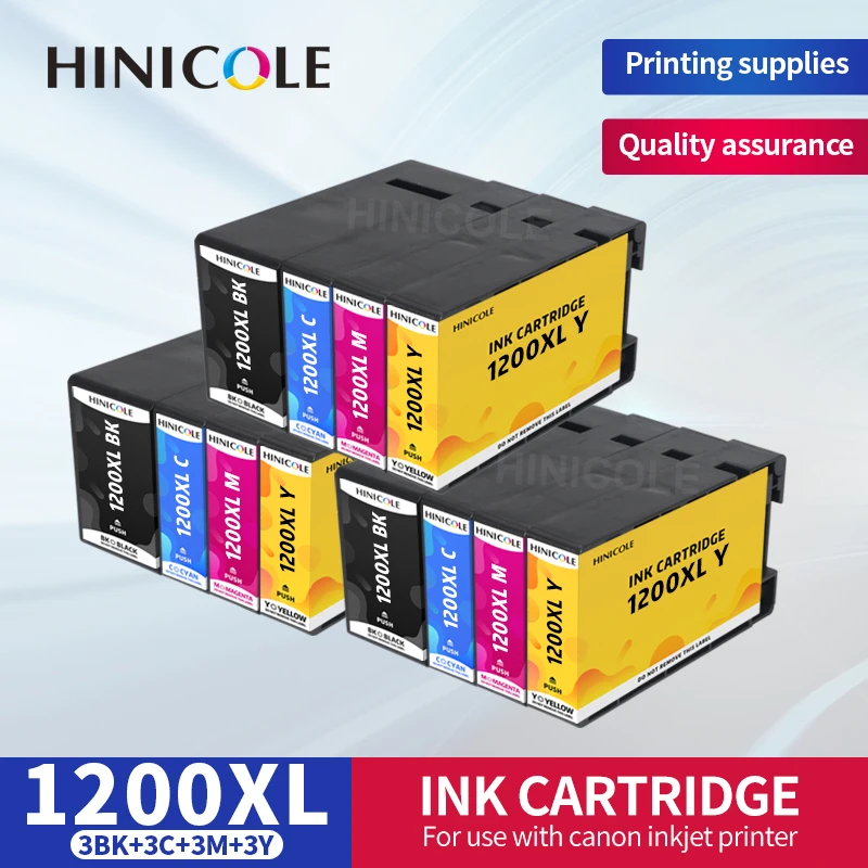Чернильный картридж для Canon PGI-1200 XL, совместим с принтером Canon 1200xl MAXIFY MB2020 MB2320 MB2050 MB2350
Чернильный картридж для Canon PGI-1200 XL, совместим с принтером Canon 1200xl MAXIFY MB2020 MB2320 MB2050 MB2350