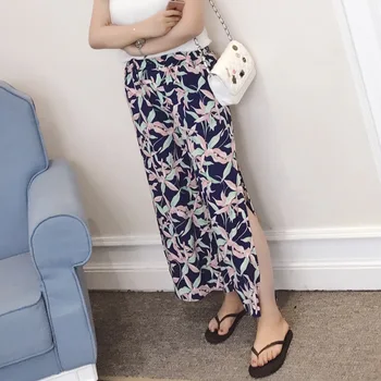 2019 Summer Large GIRL'S Wide-Leg Chiffon Pants Slit Plus-sized WOMEN'S Dress Fat Mm Beach Shorts
2019 Summer Large GIRL'S Wide-Leg Chiffon Pants Slit Plus-sized WOMEN'S Dress Fat Mm Beach Shorts