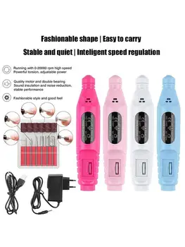 1Set Electric Nail Drill Machine Kit EU USB Charging Manicure Machine Pedicure Sanding Buffer Nail File Nail Art Pen
1Set Electric Nail Drill Machine Kit EU USB Charging Manicure Machine Pedicure Sanding Buffer Nail File Nail Art Pen