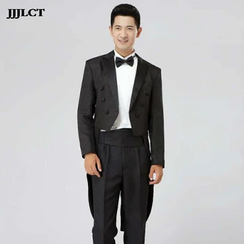 Chorus stage costumes male commander men's tuxedo suit white suit groom gown dress
Chorus stage costumes male commander men's tuxedo suit white suit groom gown dress