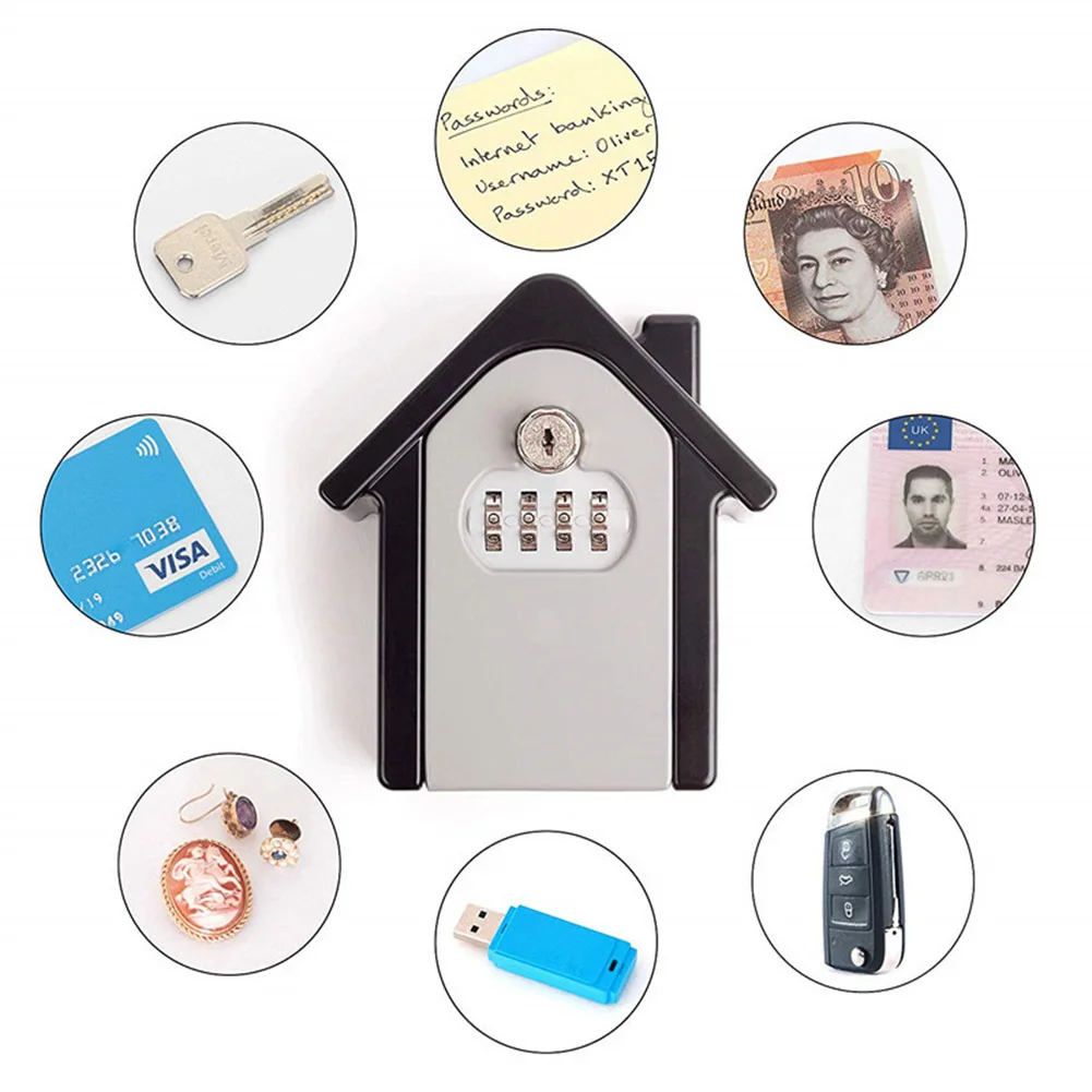 Key Lock Box with Waterproof Case Wall Mount Metal Password Box for Home Business OUJ99
Key Lock Box with Waterproof Case Wall Mount Metal Password Box for Home Business OUJ99