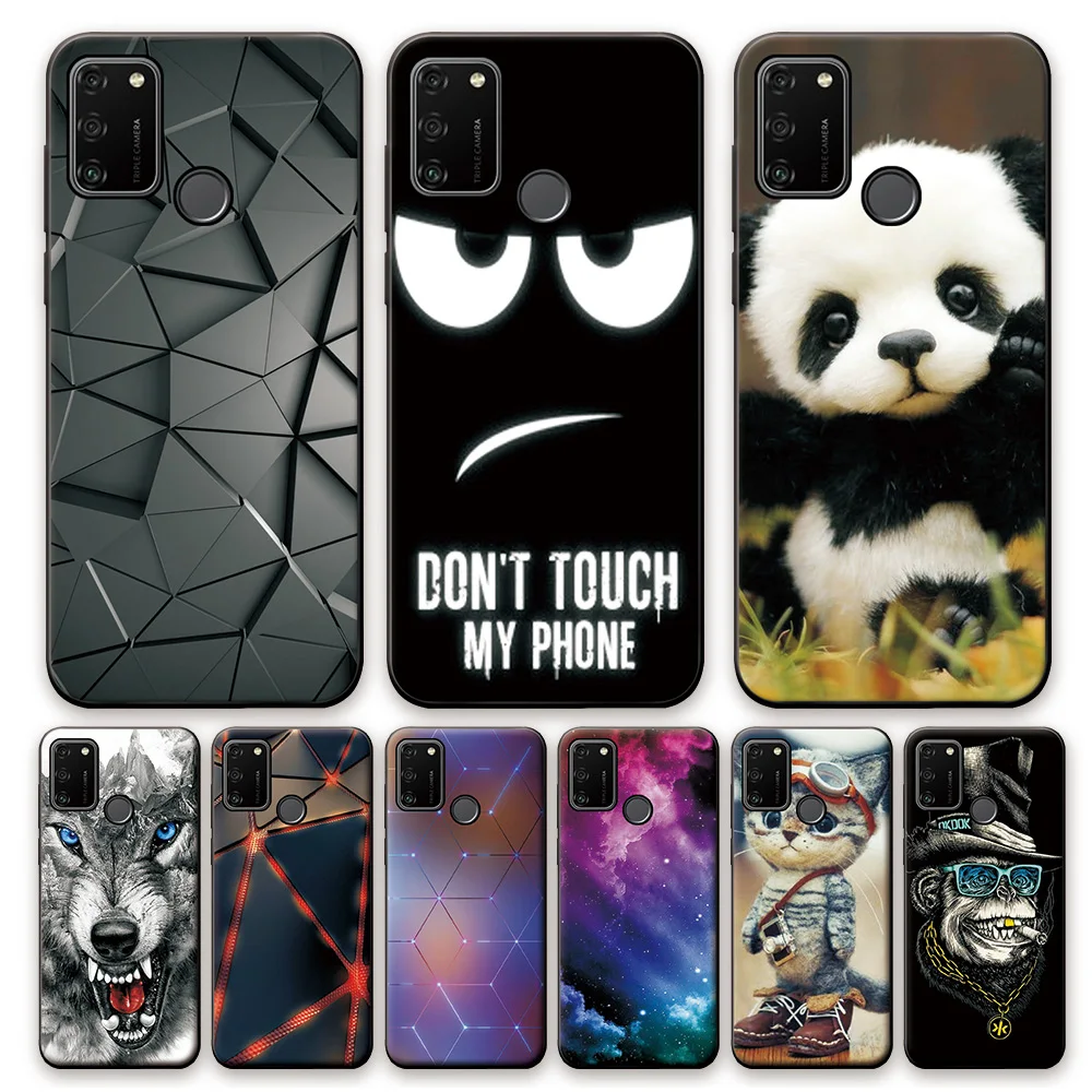For Huawei Honor 9A Case Phone Cover Silicone TPU Soft Back Cases 9a Honor9a Bumper Fundas | Мобильные телефоны и