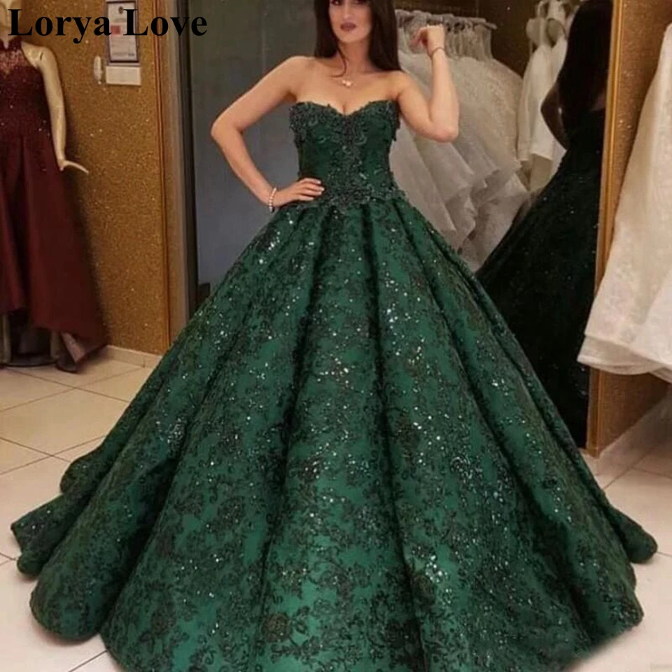 20203 Green Ball Gown Sequin Lace Evening Dresses Formal Party Robe De Soiree Appliques Prom Gowns Sweetheart Neck Long Vestidos
20203 Green Ball Gown Sequin Lace Evening Dresses Formal Party Robe De Soiree Appliques Prom Gowns Sweetheart Neck Long Vestidos