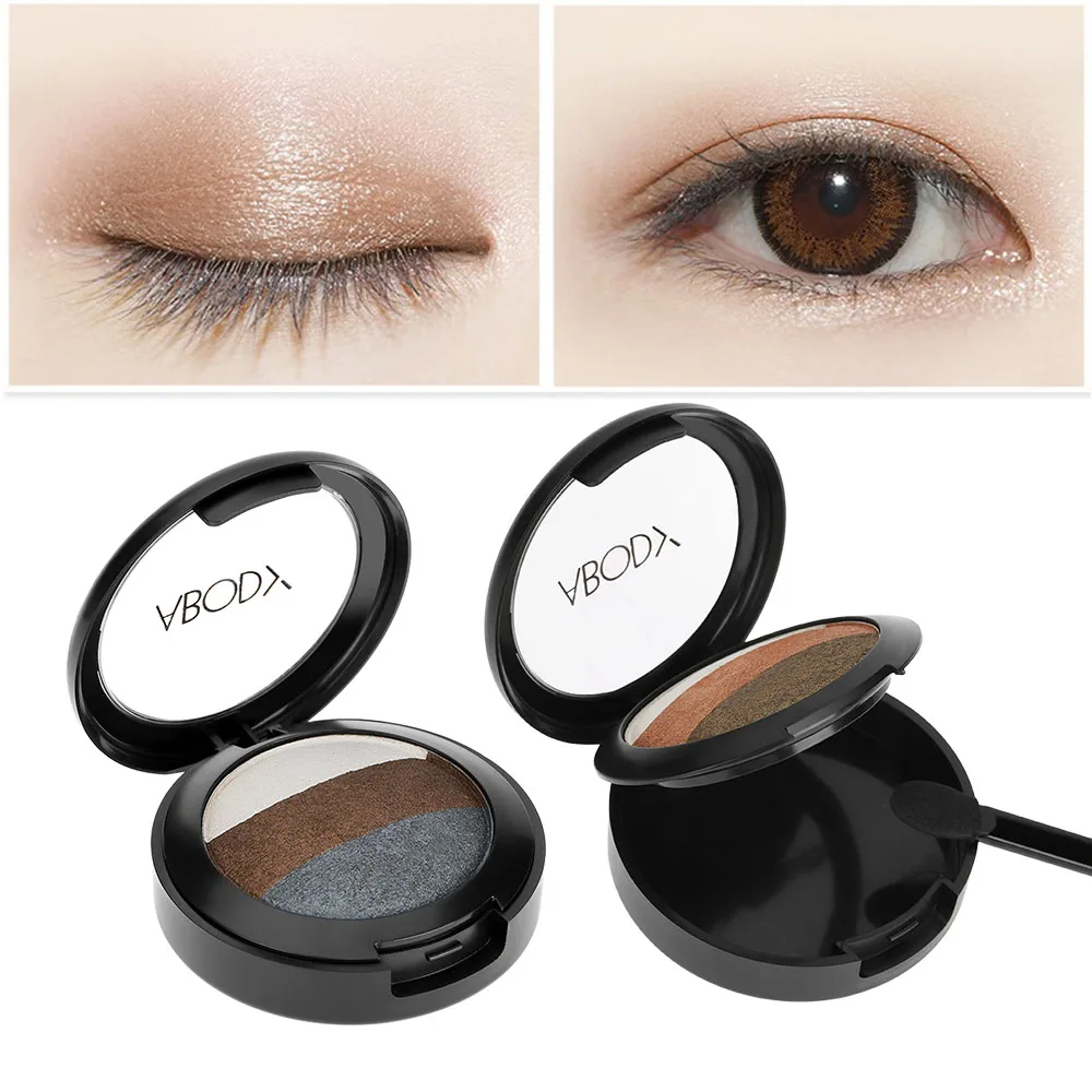 Abody 3 Colors Make Up Eyeshadow pallete Powder Set Women Smoky Cosmetic makeup Eyeshadow Facial Matted Blinking Cosmetic Powder
Abody 3 Colors Make Up Eyeshadow pallete Powder Set Women Smoky Cosmetic makeup Eyeshadow Facial Matted Blinking Cosmetic Powder