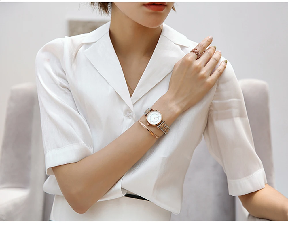 NIBOSI New Rose Gold Women Watch