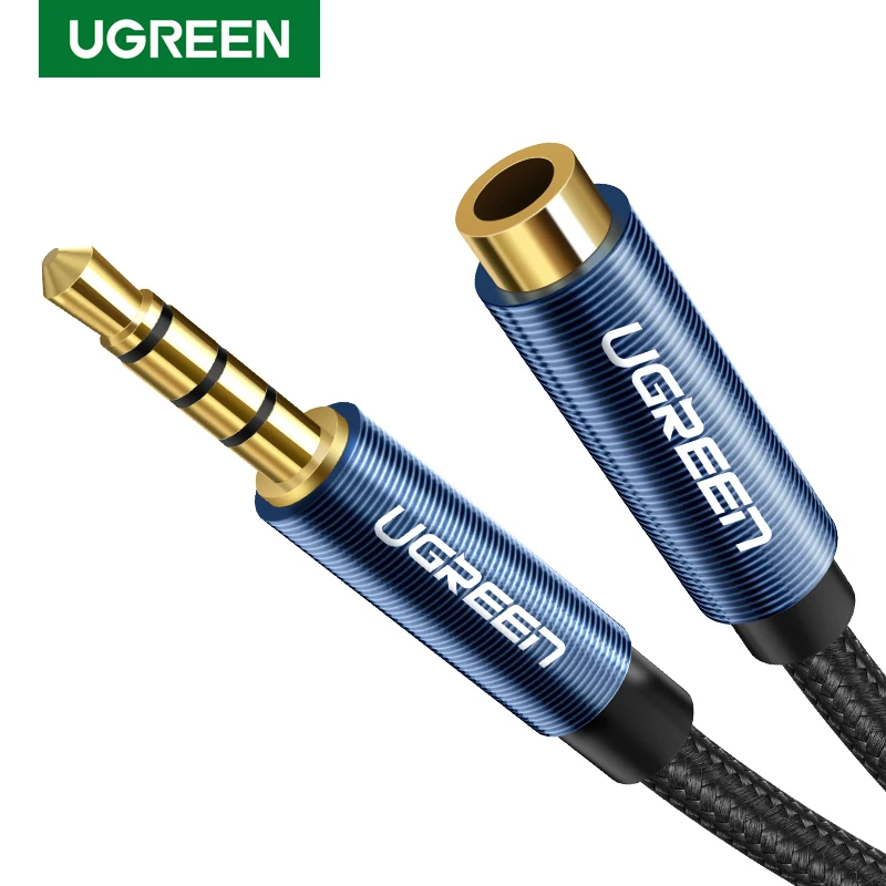 UGREEN 3.5mm Jack Male to Female Extension 3.5 AUX Cable with Microphone Stereo Audio Adapter for iPhone Smartphones Tablets
UGREEN 3.5mm Jack Male to Female Extension 3.5 AUX Cable with Microphone Stereo Audio Adapter for iPhone Smartphones Tablets