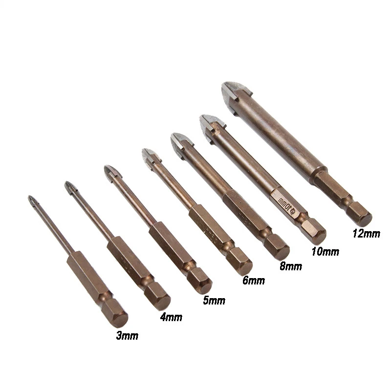 Free Shipping Cross Hex Tile Bits Glass Ceramic Concrete Hole Opener Alloy Triangle Kit Hard Alloy Drill Size 3/4/5/6/8/10/12 mm
Free Shipping Cross Hex Tile Bits Glass Ceramic Concrete Hole Opener Alloy Triangle Kit Hard Alloy Drill Size 3/4/5/6/8/10/12 mm