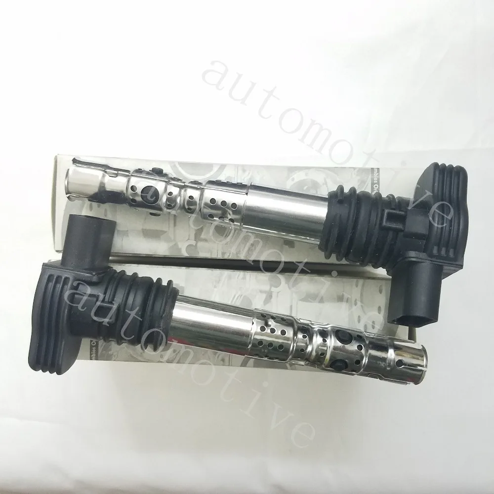 Новый 2 шт. катушки зажигания Fit VW Beetle Jetta Golf Passat Polo AUDI A3 A4 A6 TT для Skoda Seat Leon Exo Ибица