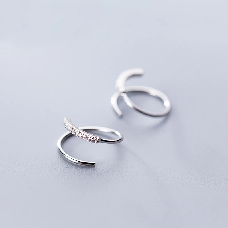 MloveAcc 100% 925 Sterling Silver Small Ear Bones Ear Buckle with CZ Tightly Packed Mini Wave Earrings
MloveAcc 100% 925 Sterling Silver Small Ear Bones Ear Buckle with CZ Tightly Packed Mini Wave Earrings