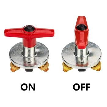 Car Battery Switch Power Disconnect Cut Off Switch 300A 12-24V for Car Truck RV Boat Marine Fixed Key Battery Isolation Switch
Car Battery Switch Power Disconnect Cut Off Switch 300A 12-24V for Car Truck RV Boat Marine Fixed Key Battery Isolation Switch