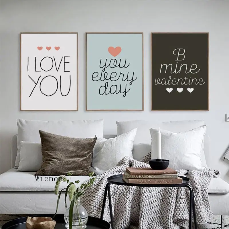Sweet Love English Quotes Canvas Painting Print Simple Poster Picture Wall Art Couple Room Home Decoration Valentine's Day Gift
Sweet Love English Quotes Canvas Painting Print Simple Poster Picture Wall Art Couple Room Home Decoration Valentine's Day Gift