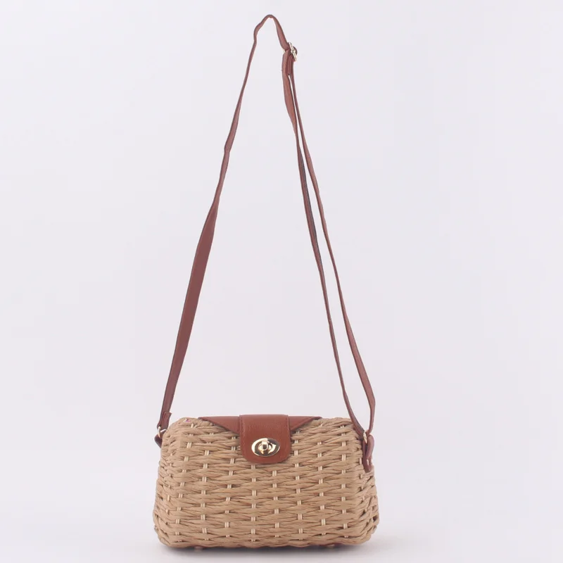 Summer bag 2020 new simple slung environmentally friendly paper woven bag beach leisure straw bag sling female bag
Summer bag 2020 new simple slung environmentally friendly paper woven bag beach leisure straw bag sling female bag