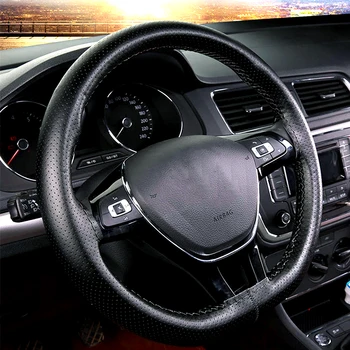 38CM DIY Genuine Leather Car Steering Wheel Cover Universal For Peugeot 307 206 308 407 207 3008 2008 406 208 508 301 408 306
38CM DIY Genuine Leather Car Steering Wheel Cover Universal For Peugeot 307 206 308 407 207 3008 2008 406 208 508 301 408 306