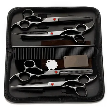4Pcs/Set Professional Salon Barber Scissors Hairdressing Shears Haircut Tool Kit with Comb for Pet Grooming Hair Styling
4Pcs/Set Professional Salon Barber Scissors Hairdressing Shears Haircut Tool Kit with Comb for Pet Grooming Hair Styling