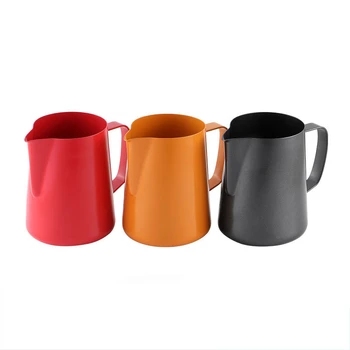 600Ml Teflon Color Pointed Mouth Stainless Steel Pitcher Fancy Coffee Frothing Pitcher Latte Art Pot Coffee Appliance
600Ml Teflon Color Pointed Mouth Stainless Steel Pitcher Fancy Coffee Frothing Pitcher Latte Art Pot Coffee Appliance