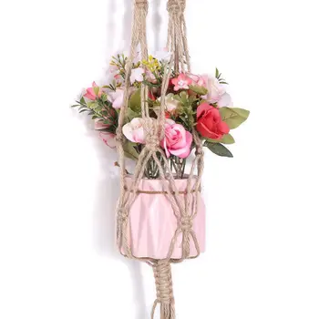 4PCS Macrame Plant Hanger Wall Art Indoor Outdoor Use Elegant Bohemian Home Decor Flower Pot Holder Basket D08F 
4PCS Macrame Plant Hanger Wall Art Indoor Outdoor Use Elegant Bohemian Home Decor Flower Pot Holder Basket D08F