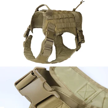 Tactical Service Dog Vest Water resistant Comfortable Military Patrol Dog Harness Suit with Kettle Set Sundries Bags and Commute
Tactical Service Dog Vest Water resistant Comfortable Military Patrol Dog Harness Suit with Kettle Set Sundries Bags and Commute